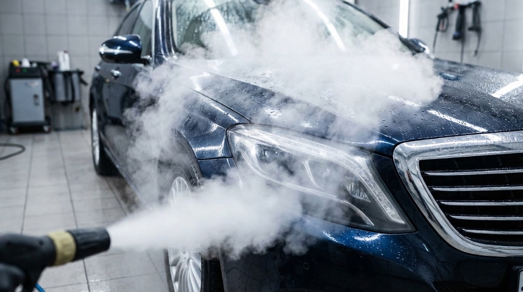 Lavado con vapor profesional